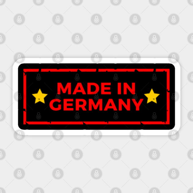 Made in Germany Made in Deutschland Made In Germany Sticker